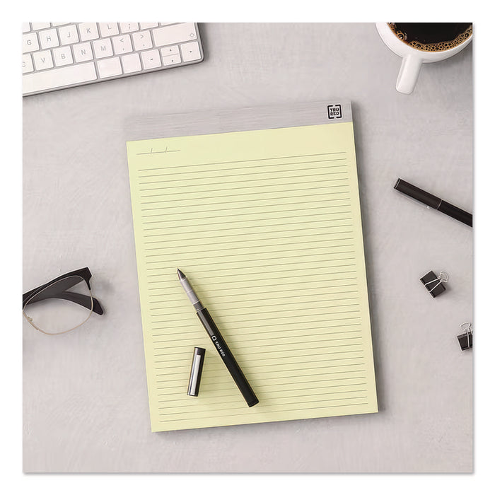 Notepads, Narrow Rule, (50) Canary 8.5 x 11 Sheets, 12/Pack