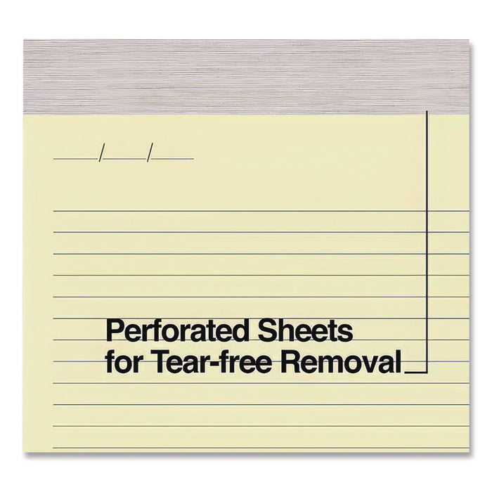 Notepads, Narrow Rule, (50) Canary 8.5 x 11 Sheets, 12/Pack