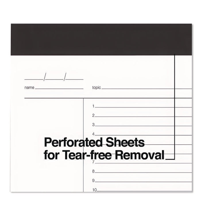 Notepads, Project-Management Format, (50) White 8.5 x 11 Sheets, 6/Pack