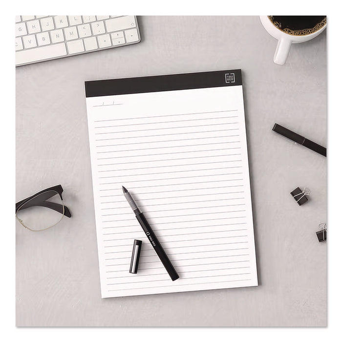 Notepads, Wide/Legal Rule, (50) White 8.5 x 11 Sheets, 12/Pack
