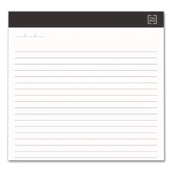 Notepads, Wide/Legal Rule, (50) White 8.5 x 11 Sheets, 12/Pack