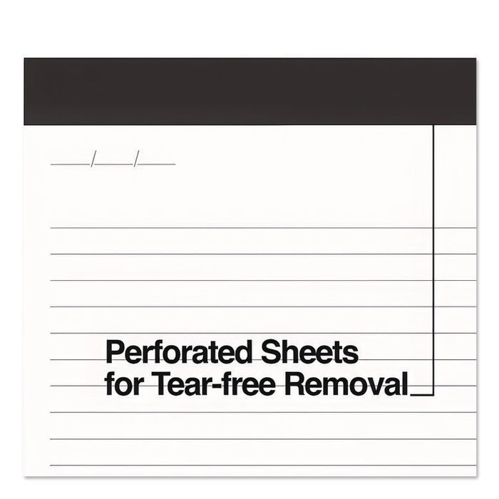 Notepads, Wide/Legal Rule, (50) White 8.5 x 11 Sheets, 12/Pack
