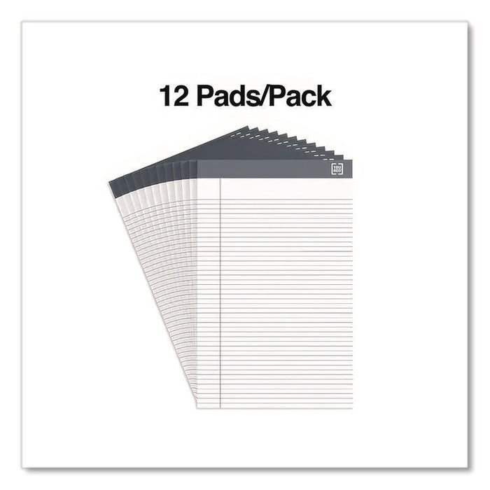 Notepads, Narrow Rule, (50) White 5 x 8 Sheets, 12/Pack