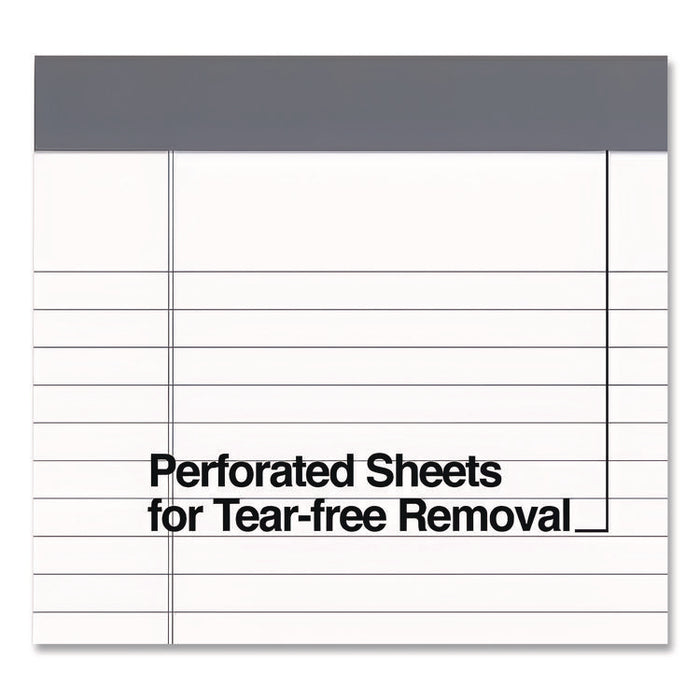Notepads, Wide/Legal Rule, (50) White 8.5" x 11" Sheets, 12/Pack