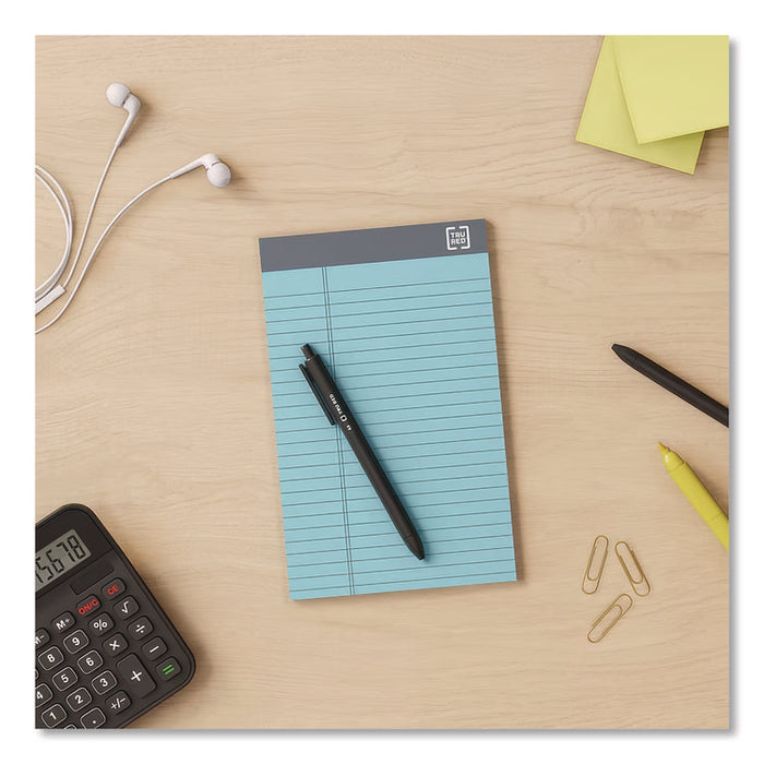 Notepads, Narrow Rule, (50) Assorted Pastel Color 5 x 8 Sheets, 6/Pack