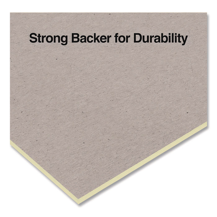 Notepads, Wide/Legal Rule, (50) Canary 8.5 x 11 Sheets, 12/Pack