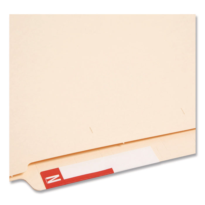 AlphaZ Color-Coded First Letter Combo Alpha Labels, A/N, 1.16 x 3.63, Red/White, 5/Sheet, 20 Sheets/Pack