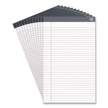 Notepads, Wide/Legal Rule, (50) White 8.5 x 14 Sheets, 12/Pack