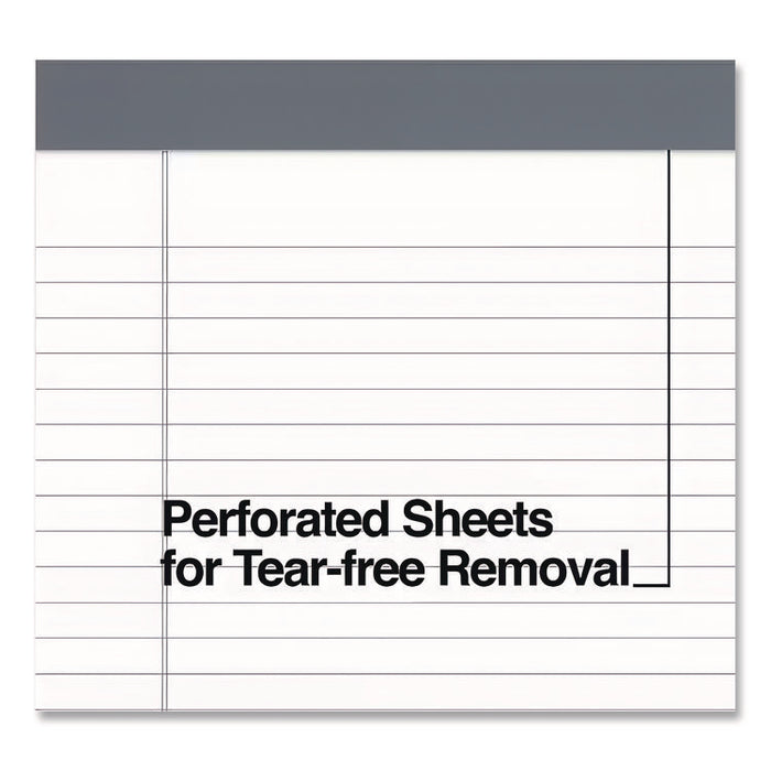 Notepads, Wide/Legal Rule, (50) White 8.5 x 14 Sheets, 12/Pack