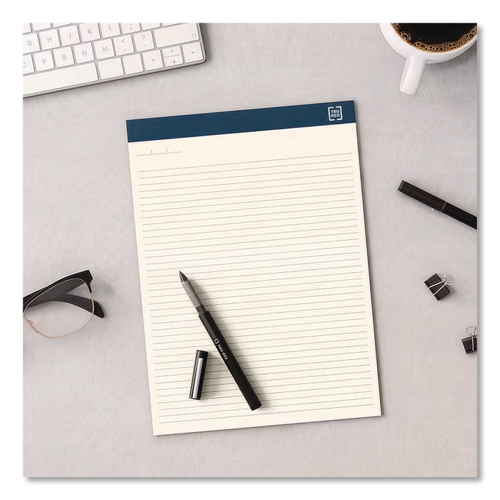 Notepads, Wide/Legal Rule, (50) Ivory 8.5 x 14 Sheets, 12/Pack