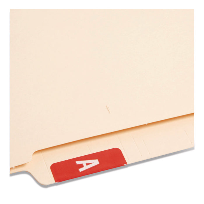 AlphaZ Color-Coded Labels Starter Set, A-Z, 1 x 1.63, Assorted, 10/Sheet, 220 Sheets/Box