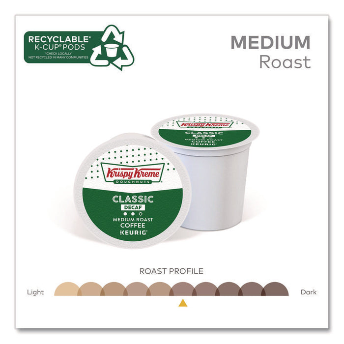 Classic Decaf Coffee K-Cups, Medium Roast, 24/Box