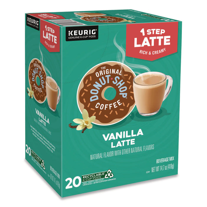 Vanilla One Step Latte K-Cups, 20/Box