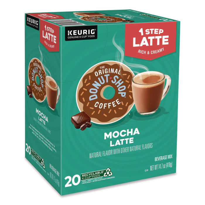 Mocha One Step Latte K-Cups, Vanilla, 20/Box