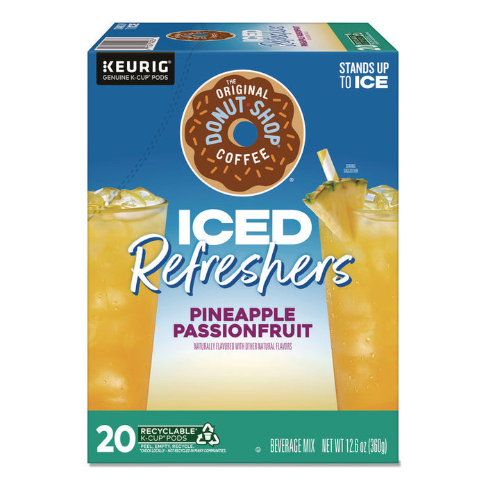 ICED Refreshers K-Cup Pods, Pineapple Passion Fruit, 20/Box