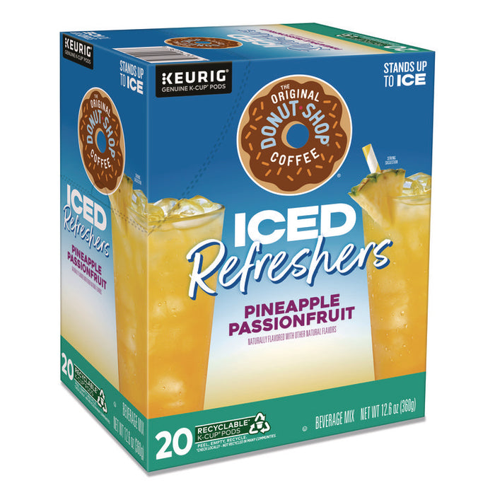 ICED Refreshers K-Cup Pods, Pineapple Passion Fruit, 20/Box