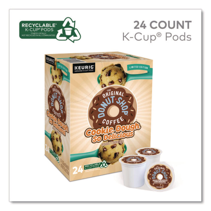 Cookie Dough So Delicious K-Cups, 0.3 oz K-Cup, 24/Box
