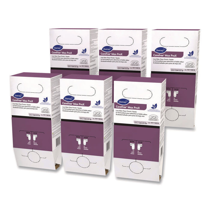 Carefree Max ProX Finish, 2.64 qt Bag-in-Box, 6/Carton