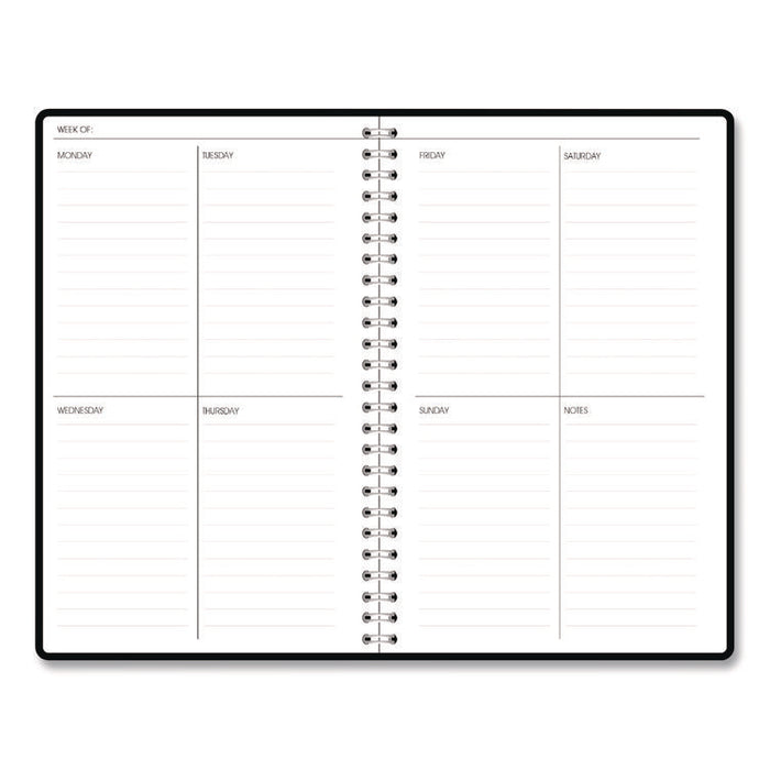 Recycled Non-Dated Monthly/Weekly Planner, 70's Stripes, Multicolor Cover, Undated