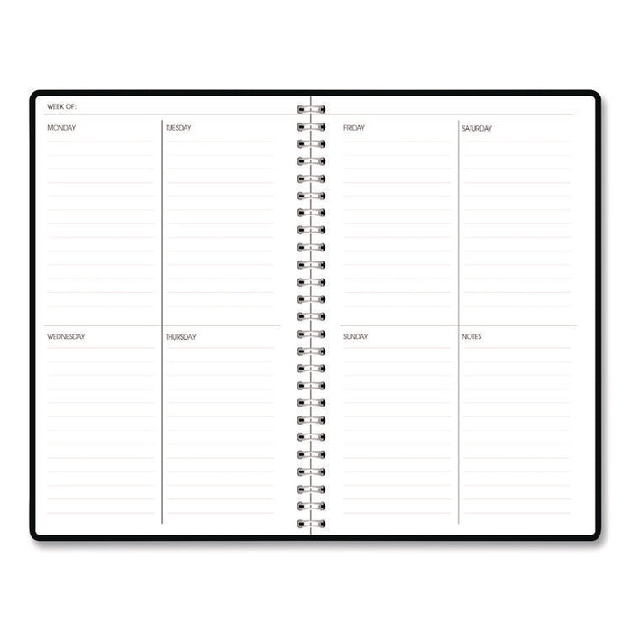 Recycled Non-Dated Monthly/Weekly Planner, Crystals, Blue/Pink/White Cover, Undated