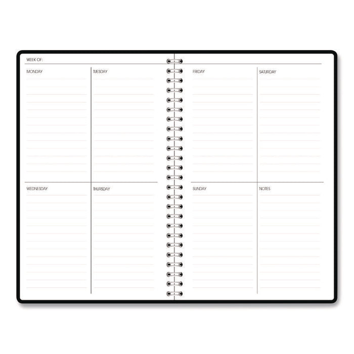 Recycled Non-Dated Monthly/Weekly Planner, Celestial, Blue/Gold Cover, Undated