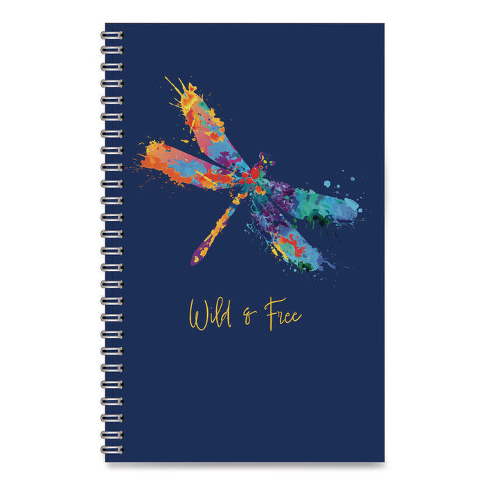Recycled Non-Dated Monthly/Weekly Planner, Wild and Free, Multicolor Cover, Undated