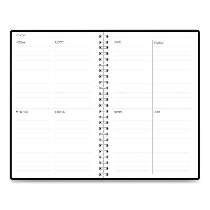 Recycled Non-Dated Monthly/Weekly Planner, Fall Floral, Multicolor Cover, Undated