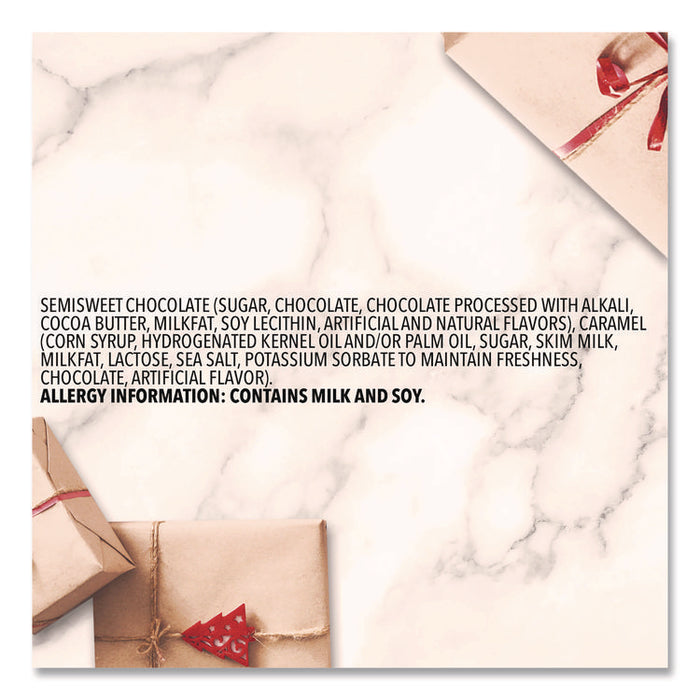 Promises Frosty and Festive Dark Chocolate and Sea Salt Caramel Candy, 7.94 oz Bag