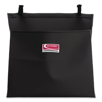 Amenity Bag for Suncast Commercial Full-Size and Compact-Size Housekeeping Carts, 2 gal, 19.5" x 1.51" x 21.36", Black