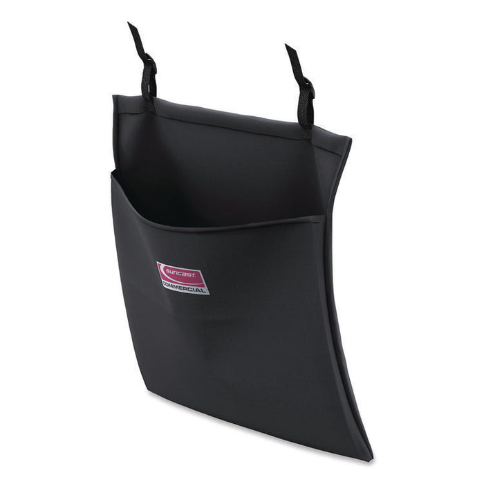 Amenity Bag for Suncast Commercial Full-Size and Compact-Size Housekeeping Carts, 2 gal, 19.5" x 1.51" x 21.36", Black
