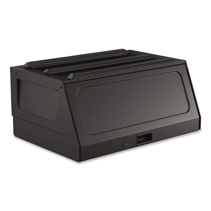 Lockable Hood Accessory for Suncast Commercial Full-Size Housekeeping Carts HKC1000/HKC2000, Plastic, Black
