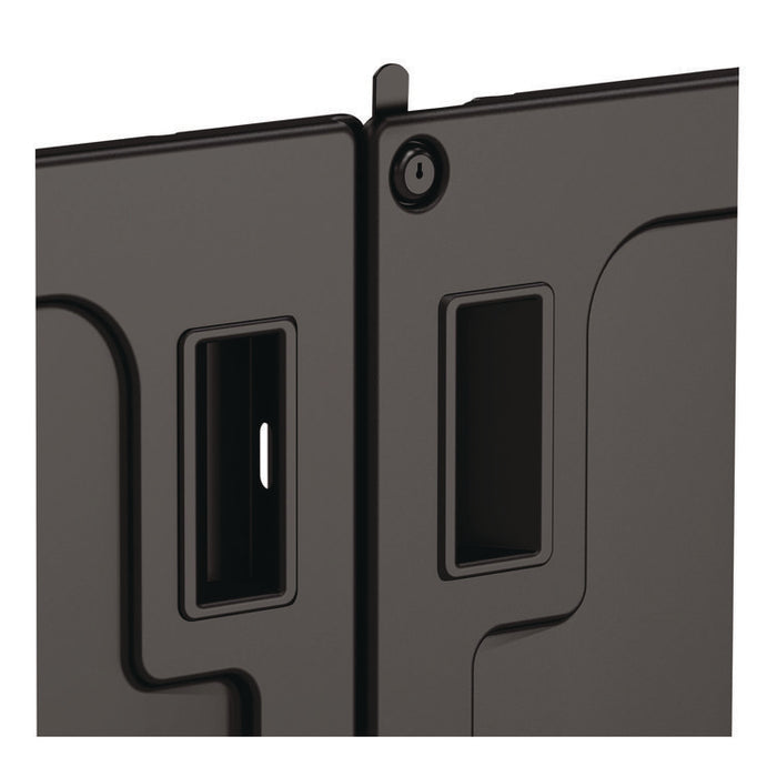 Lockable Door Accessory for Suncast Commercial Full-Size Housekeeping Carts HKC1000/HKC2000, Plastic, Black