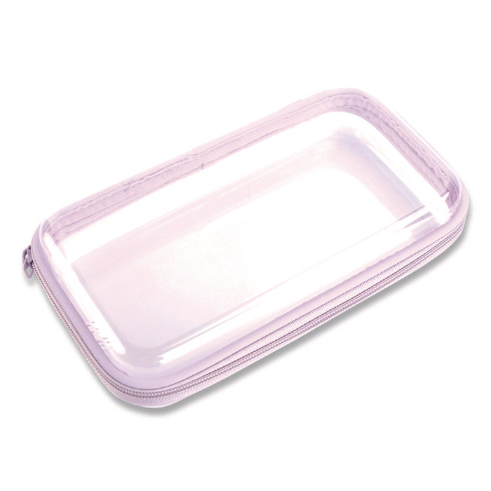 Pencil Pouch, 9.25 x 5.12 x 2.17, Clear/Randomly Assorted Color