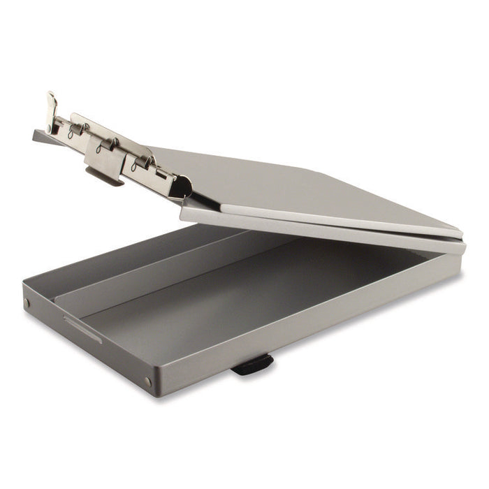 Recycled Aluminum Citation Holder Clipboard, 1/2" Clip Capacity, Holds 6 x 11 Sheets, Silver