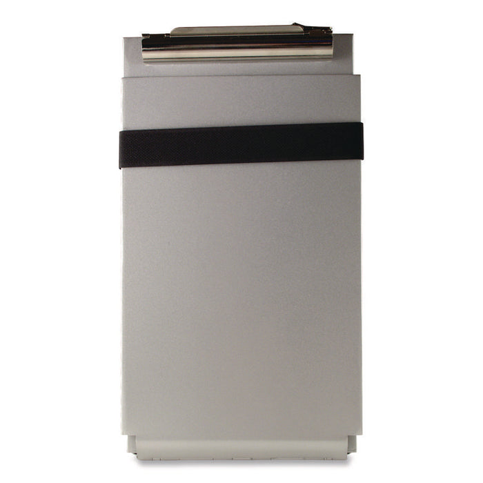 Recycled Aluminum Citation Holder Clipboard, 1/2" Clip Capacity, Holds 6 x 11 Sheets, Silver