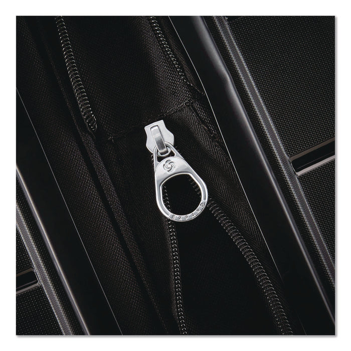 Freeform Hard Side Carry-On Suitcase, Four-Wheeled Spinner, 19.6 x 13.4 x 27.95, Black