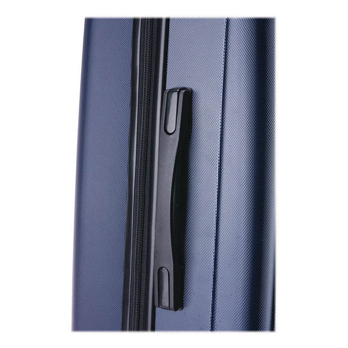 Pilot Hard Side Carry-On Suitcase, Four-Wheeled Spinner, 16.34 x 10.24 x 25.39, Blue