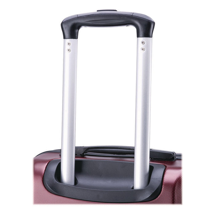 Pilot Hard Side Carry-On Suitcase, Four-Wheeled Spinner, 16.34 x 10.24 x 25.39, Wine
