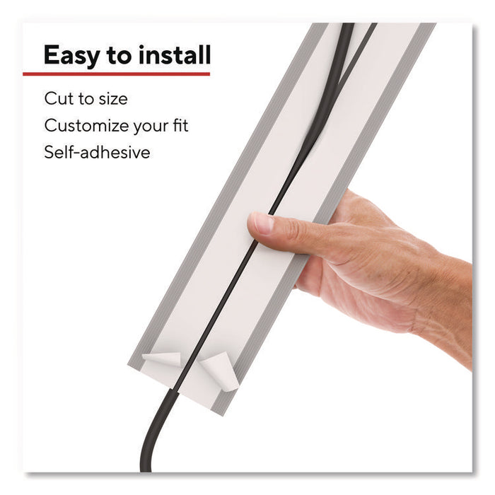Cord Cover, 6 ft Long, Gray