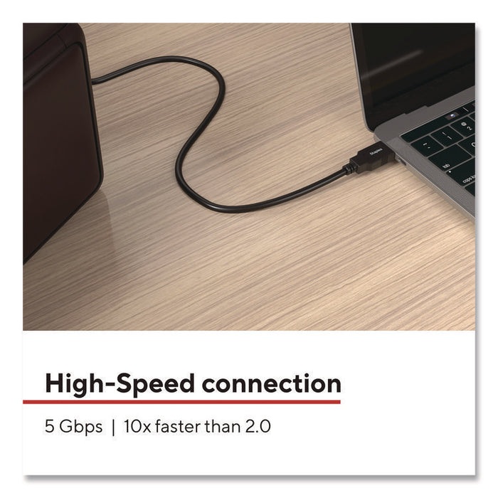 USB-A to USB-A 3.0 Cable, 6 ft, Black