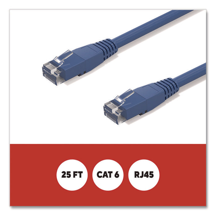CAT6 Ethernet Cable, 25 ft, Blue