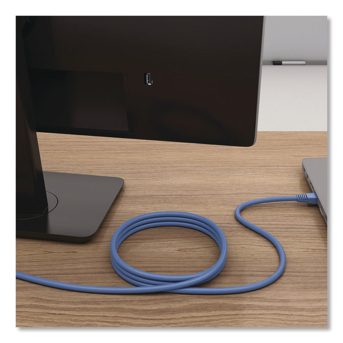 CAT6 Ethernet Cable, 25 ft, Blue