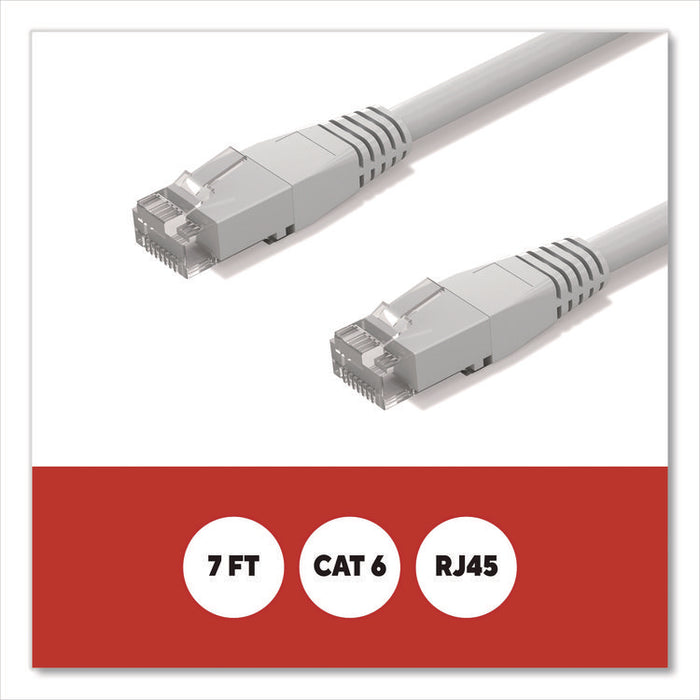 CAT6 Ethernet Cable, 7 ft, Gray