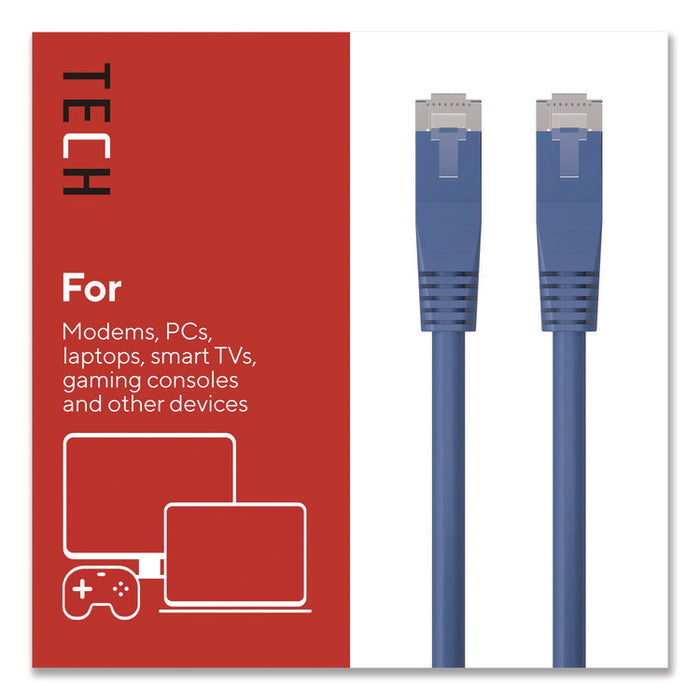 CAT6 Ethernet Cable, 14 ft, Blue