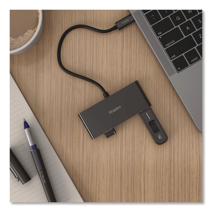 USB 3.0 Hubs, 4-Port, Black