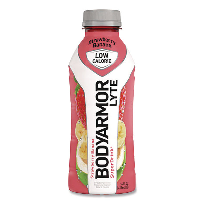 LYTE Sports Drink, Strawberry Banana, 16 oz Bottle, 12/Pack