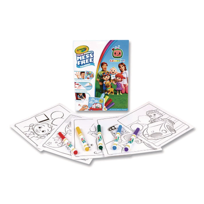 Cocomelon Color Wonder Kit, Includes Five Markers, Ages 3 and Up, 18 Pages