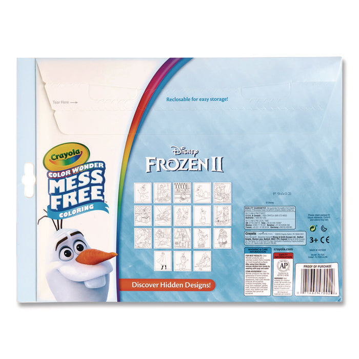 Disney Frozen 2 Color Wonder Kit, Includes Five Markers, Ages 3 and Up, 18 Pages