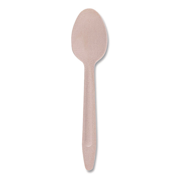 Wood Cutlery, General Purpose Spoon, Natural, 500/Carton
