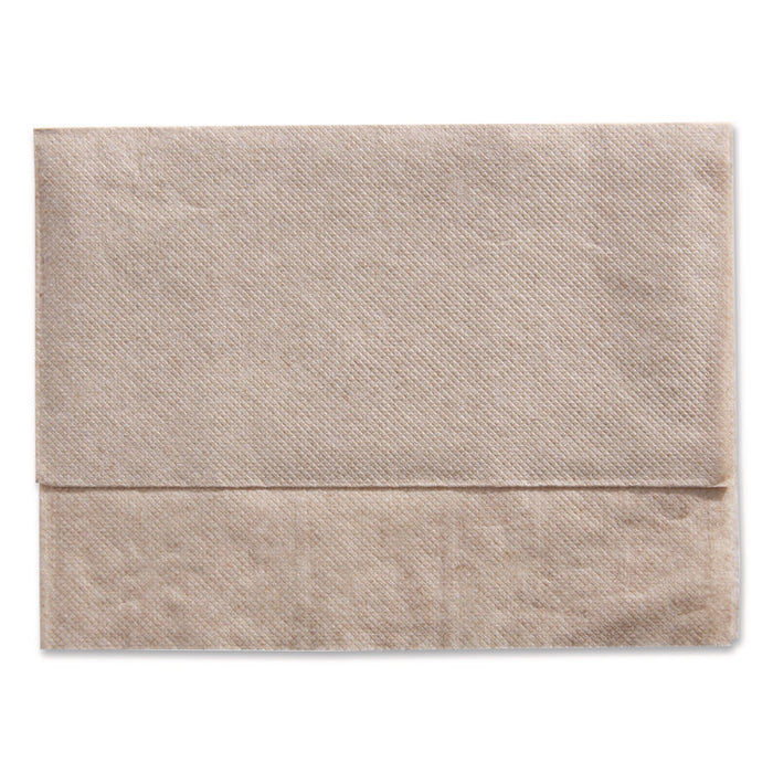 Dixie Full-Fold Dispenser Napkins, 1-Ply, 12 x 13, Brown, 600/Pack, 12 PK/CT